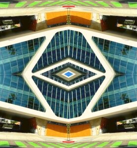 building facade that looks like an eye
